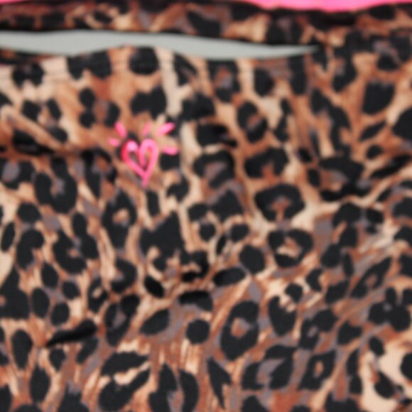 Brown & Pink 2 Pcs Justice Bikini9 Swimsuit Size 12/14 - Picture 11 of 11